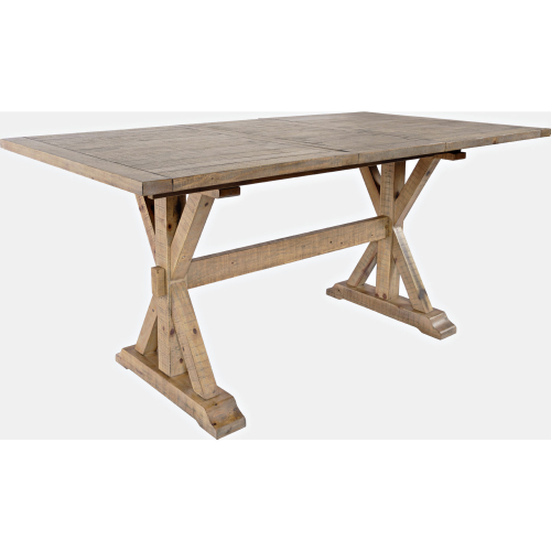 Carlyle Crossing 60" Extension Counter Dining Table in Distressed Pine
